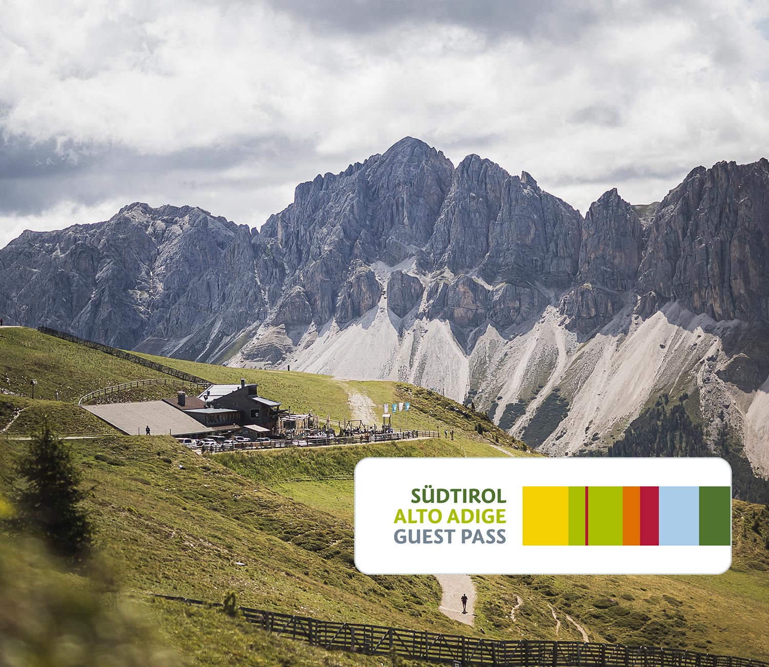 ro Rossalm Plose Brixen Alm Restaurant Dolomiten Eisacktal panorama sauna