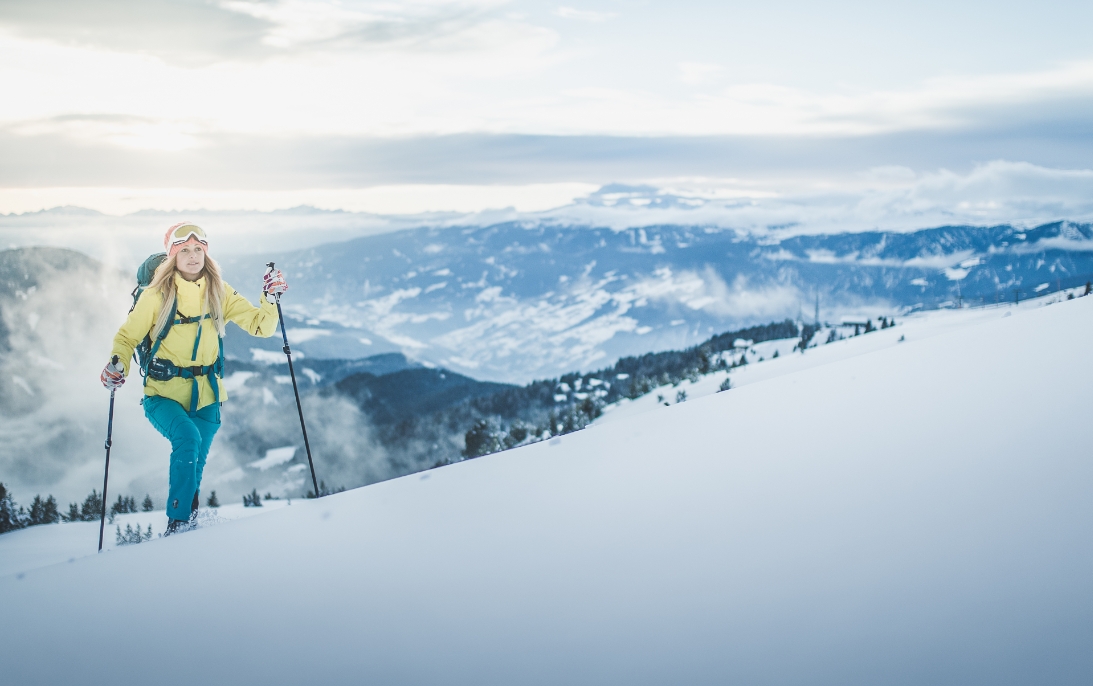 Winter auf der Plose  Südtirol  Dolomiten